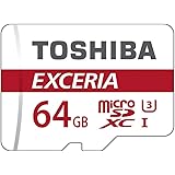 Toshiba EXCERIA M302-EA Micro SDXC 64GB UHS-I Klasse 10 Speicherkarte (bis zu 90MB/s lesen)