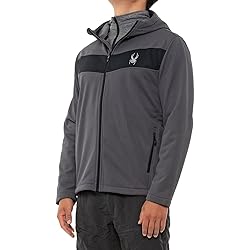 Spyder Men's Full Zip Hooded Soft Shell