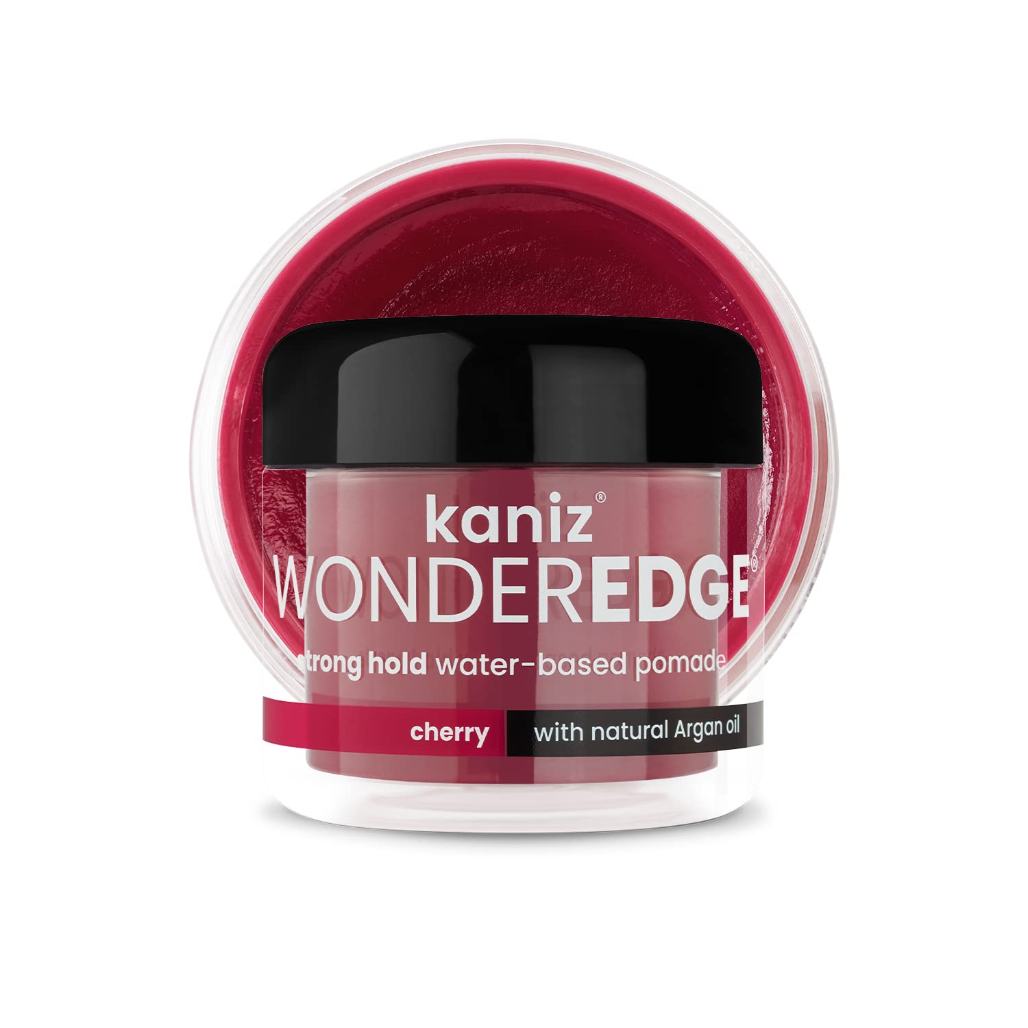 Kaniz Wonder Edge Cherry water based pomade 120 ml,Red