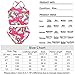Cotrio Unicorn Swimwear Girls Two Pieces Swimsuit Shoulder Straps Bathing Suit Rainbow Swimming Suit Bikinis Size 4T(Hot Pink)