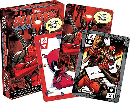 Marvel deadpool playing cards