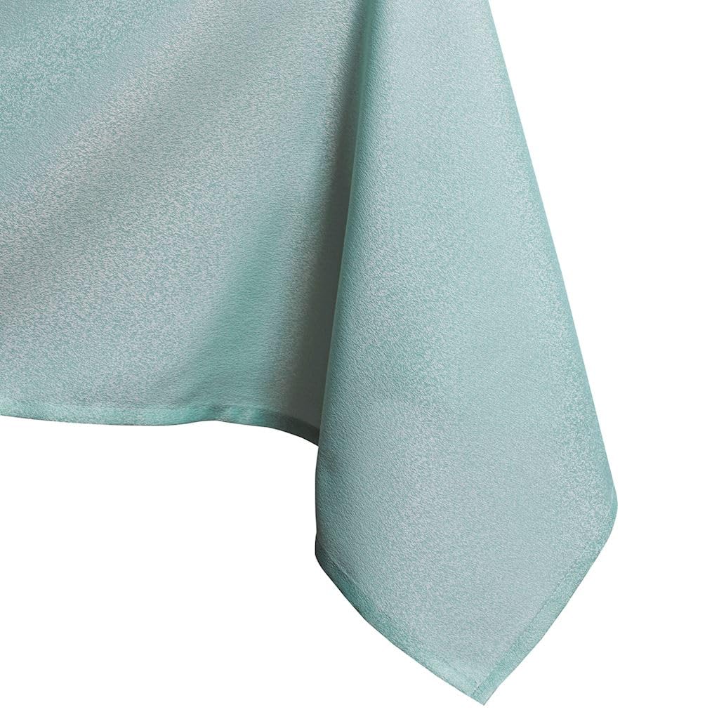 AmeliaHome Tablecloth 40 x 40 cm Table Cloth Stain Protection Lotus Effect Washable Water-Repellent Shiny Smooth Mint Empire