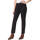 Angels Forever Young Womens 360 Sculpt Mid-Rise Straight Ankle Jeans