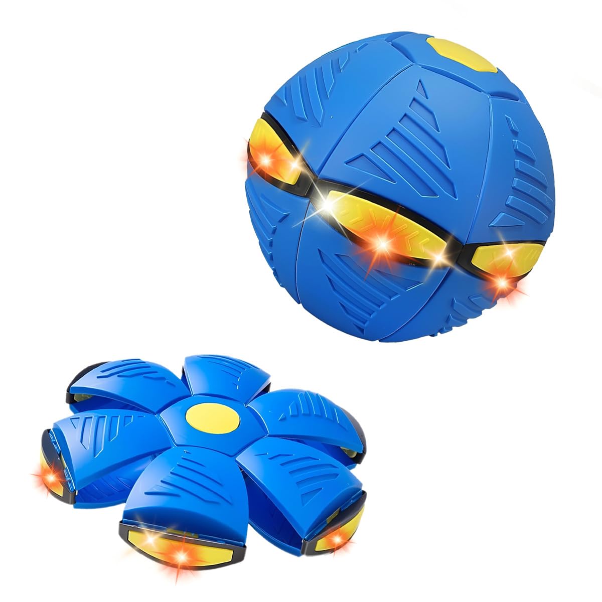 Doodlewitz Magic Bouncing Ball - Portable Bouncy Balls, Magical Flying Saucer, Family and New Pet Interactive Toys, Safe & Durable Dual Form Freely Switchable for Indoor & Outdoor Use — image 1