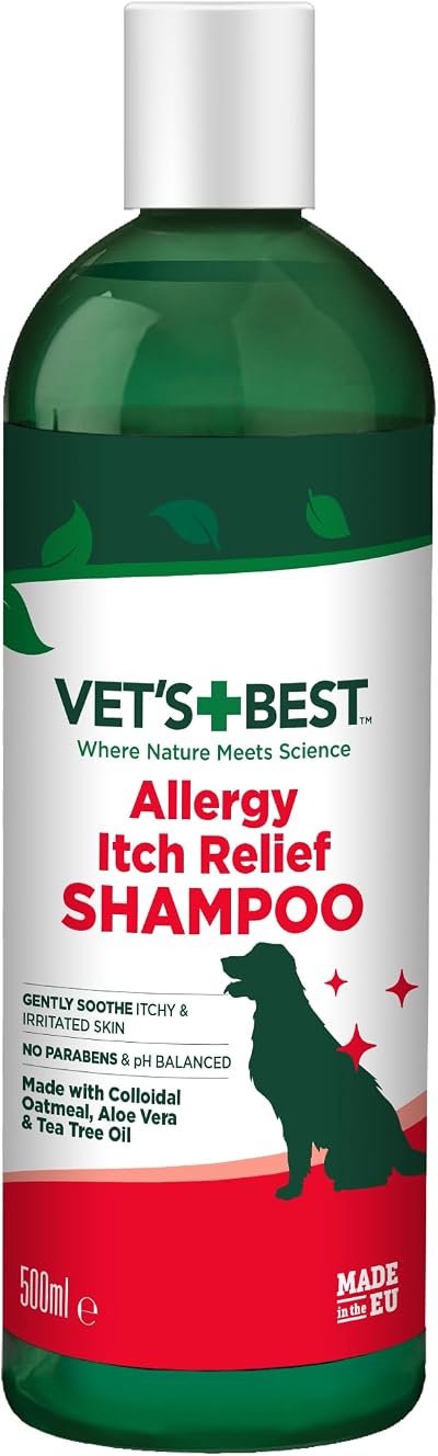 Vet's Best Allergy Itch Relief Dog Shampoo 500ml