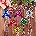 WILLBOND 48 Pieces 4.5 Inch Wide Gift Pull Bows Mixed Color Gift Wrap Pull Bows with Ribbon for Christmas Wedding Anniversary Party Favors Supplies Gift Wrapping Gift Decoration(Stylish)