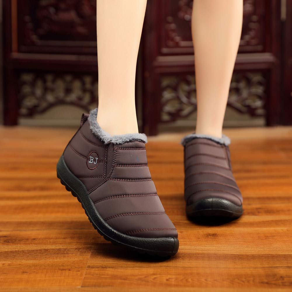 LANSKRLSP Stivaletti Uomo Stivali Flat Invernali con Fodera in Pelo Scarpe  Inverno Comodi Leggeri e Antiscivolo Scarpe Sportive Pochette e Clutch  urban-earth.co.uk
