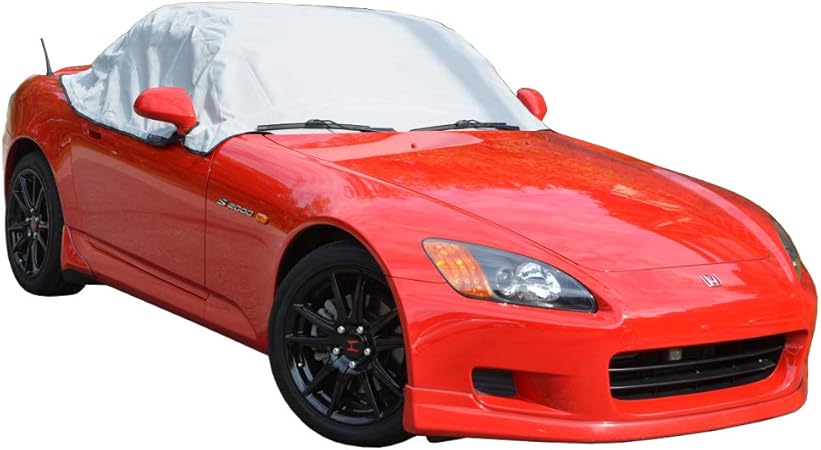 Amazon Honda S00ソフトトップ屋根プロテクター半分カバー 1999 09年に グレー 並行輸入 カーアクセサリ 車 バイク