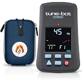 Tunebot Drum Tuner Overtone Labs with Protective Case | Clip-on Tuner, Digital Studio, 4-Color LCD, Filter Mode, Difference Mode, 30-450 Hz Range, Saves Drum Tunings