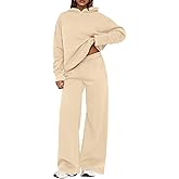 PRETTYGARDEN Womens Sweatsuits 2 Piece Set 2026 Casual Winter Long Sleeve Hoodie Loose Wide Leg Sweatpants Fall Tracksuit