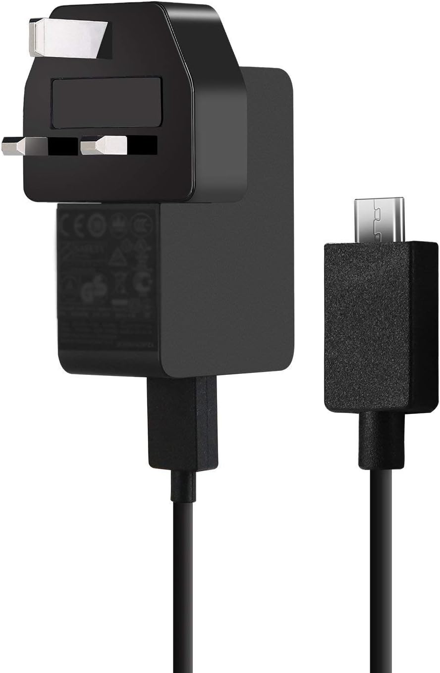 【EU Certified】Surface 3 Charger 5.2V/2.5A 13W Charger Adapter Power Supply for Microsoft Windows Surface 3 Charger 1751