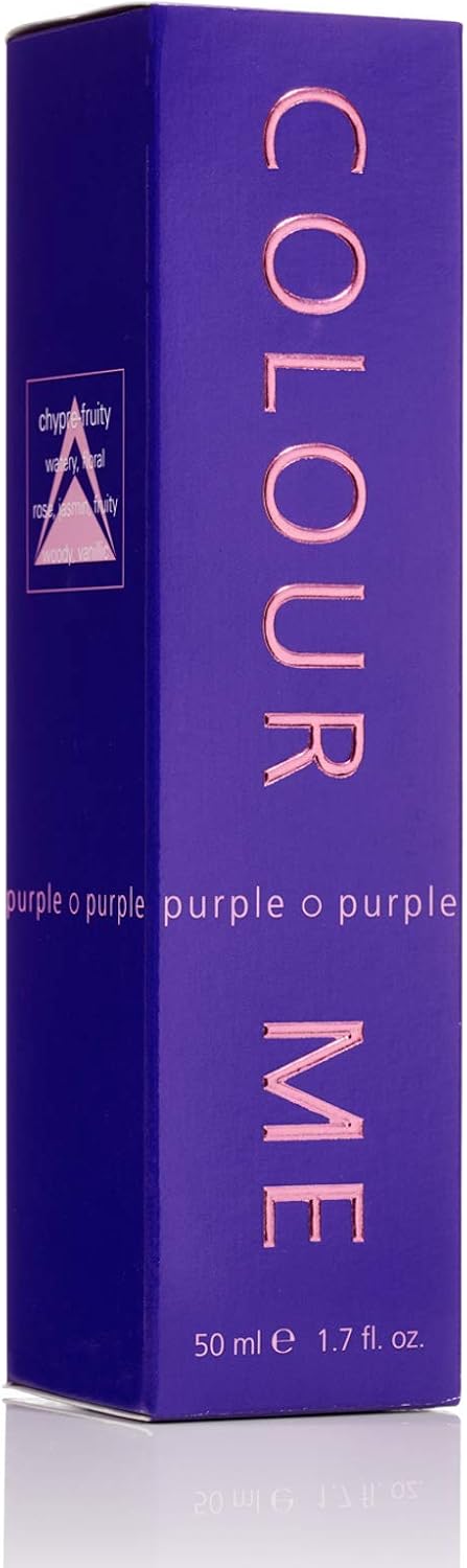 COLOUR ME Purple Perfume for Women. 50ml Eau de Parfums. Luxury Fragrance, Ladies Perfume - Image 3