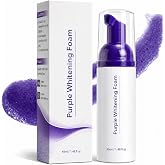 Purple Toothpaste for Teeth Whitening, Foam Color Corrector, 1.48 Fl Oz