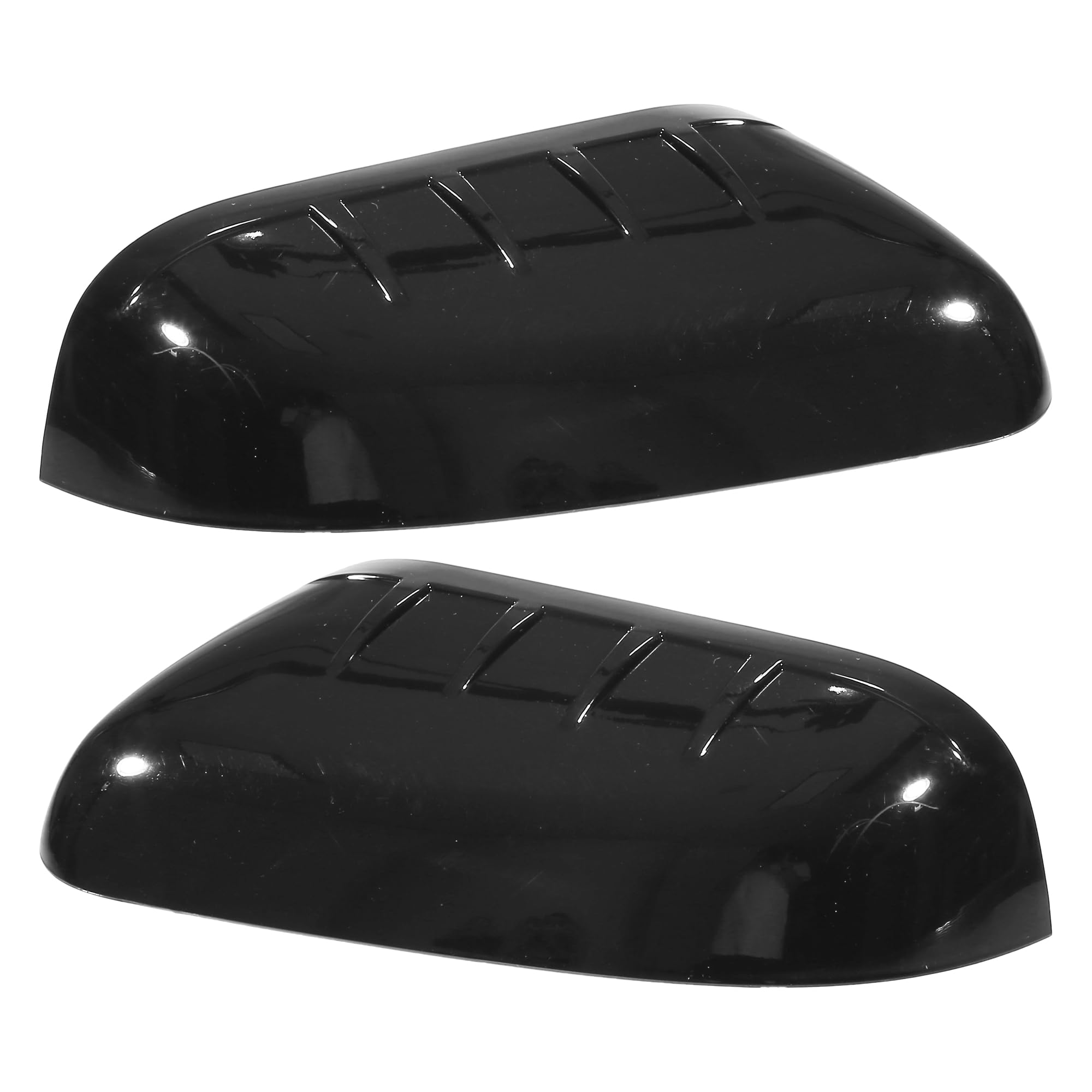 uxcell 1 Pair Left Right Gloss Black Top Half