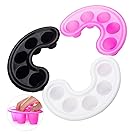 Great Value Set of 3 Strong High Quality Plastic Nail Art Nails Soaking / Soaker Trays Acetone Resistant By VAGA