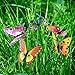 Austor Garden Decor 36 PCS 8CM Butterfly Stakes Party Supplies Decorations Patio Ornaments for Outdoor Yard