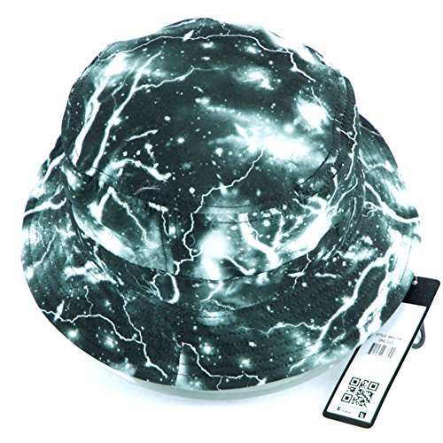 Fashionable Unisex Printed Pattern Bucket Hat (BK2104DK GREEN)