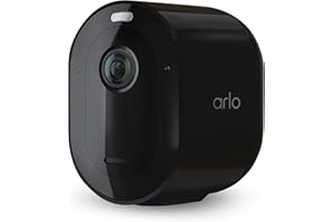 Arlo Pro 5S Spotlight Security Camera 2K HDR | Outdoor | Wireless | Dual-Band Wi-Fi Connects to the Strongest Network | 12X Zoom, 2-Way Audio, Color Night Vision, Live Stream Black