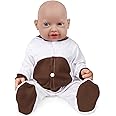 Vollence 14 inch Full Body Silicone Baby Dolls Lifelike Realistic Premiee Babies for Kids Children Birthday Christmas Toys Present Gifts - Girl