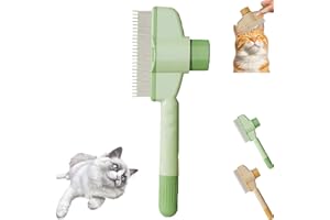 Zenbrush Cat Comb, Zenbrush - Removes Fur & Relieves Pain, Zen Brush For Cats, Avatore Zenbrushs Self-Cleaning Pet Flea Groom
