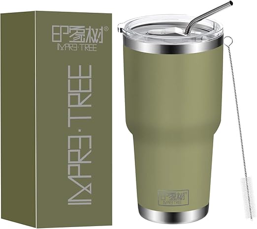 olive green tumbler