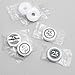 Big Dot of Happiness We Still Do - 25th Wedding Anniversary - Party Round Candy Sticker Favors - Labels Fit Chocolate Candy 1 Sheet of 108)