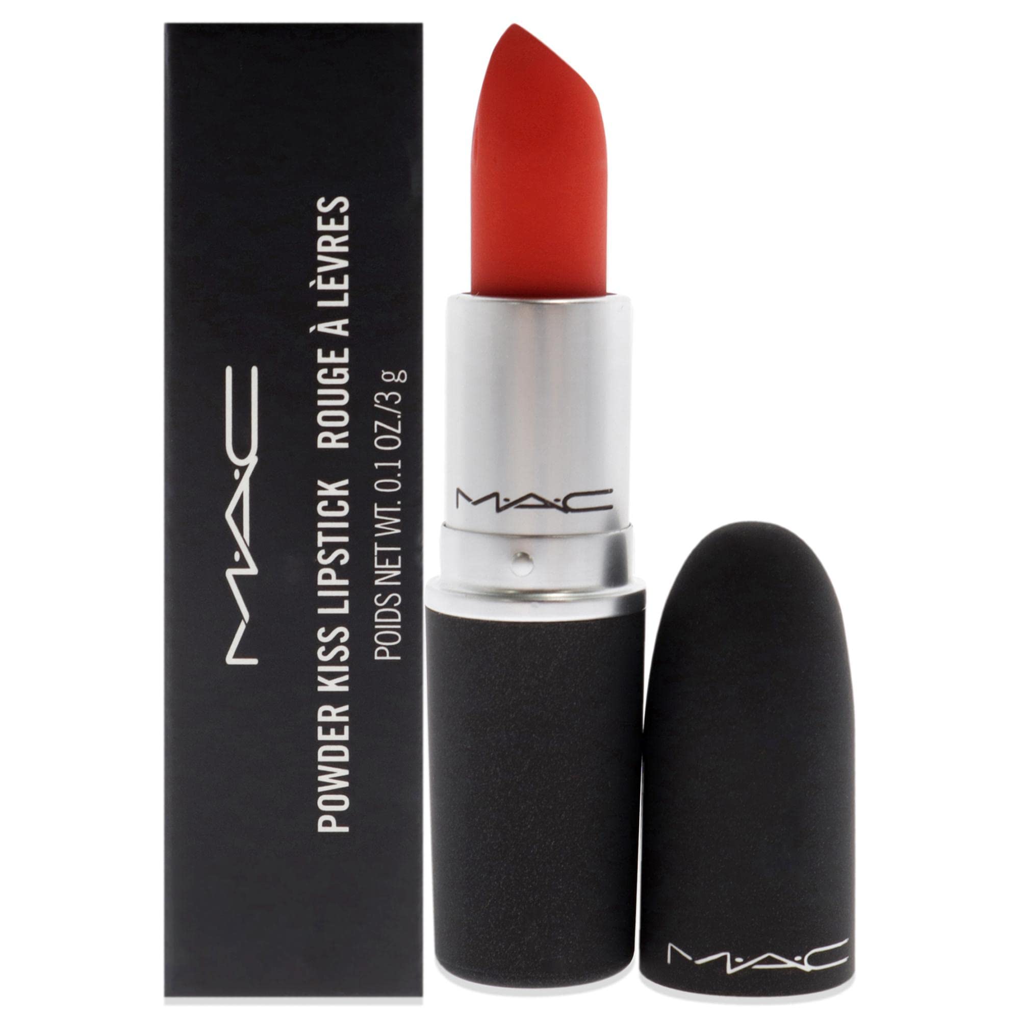 MAC Powder Kiss Lipstick - 303 Style Shocked For Women 0.1 oz Lipstick