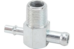 Highly Efficient T Vacuum Fitting for Intake Manifolds - Wide Application, Excellent Sealing, Construction - 3/8 NPT, Aluminu