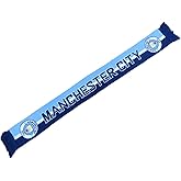 4SGM Football Club Manchester City 3 Tone Scarf Multicolor