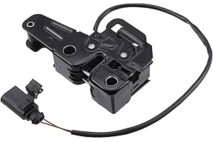 ACROPIX Car Hood Latch Lock Assembly Replacement Fit for Audi A4 S4 RS4 QUATTRO - Pack of 1 Black