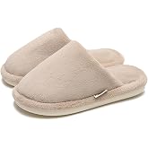 HORMAUWORD Slippers for Women and Men, Japanese Luxury Fine Plush Memory Foam Warm Slip On Slippers, Closed Toe Non-slip Washable Slippers Comfy Trendy House Shoes