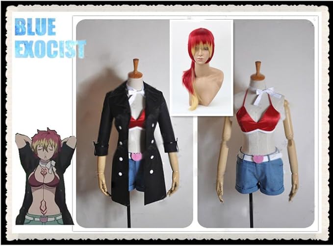 Amazon コスプレ衣装 青の祓魔師 霧隠シュラ きりがくれ シュラ ウイッグ付き コスチュームコスプレ コスプレ 仮装 通販