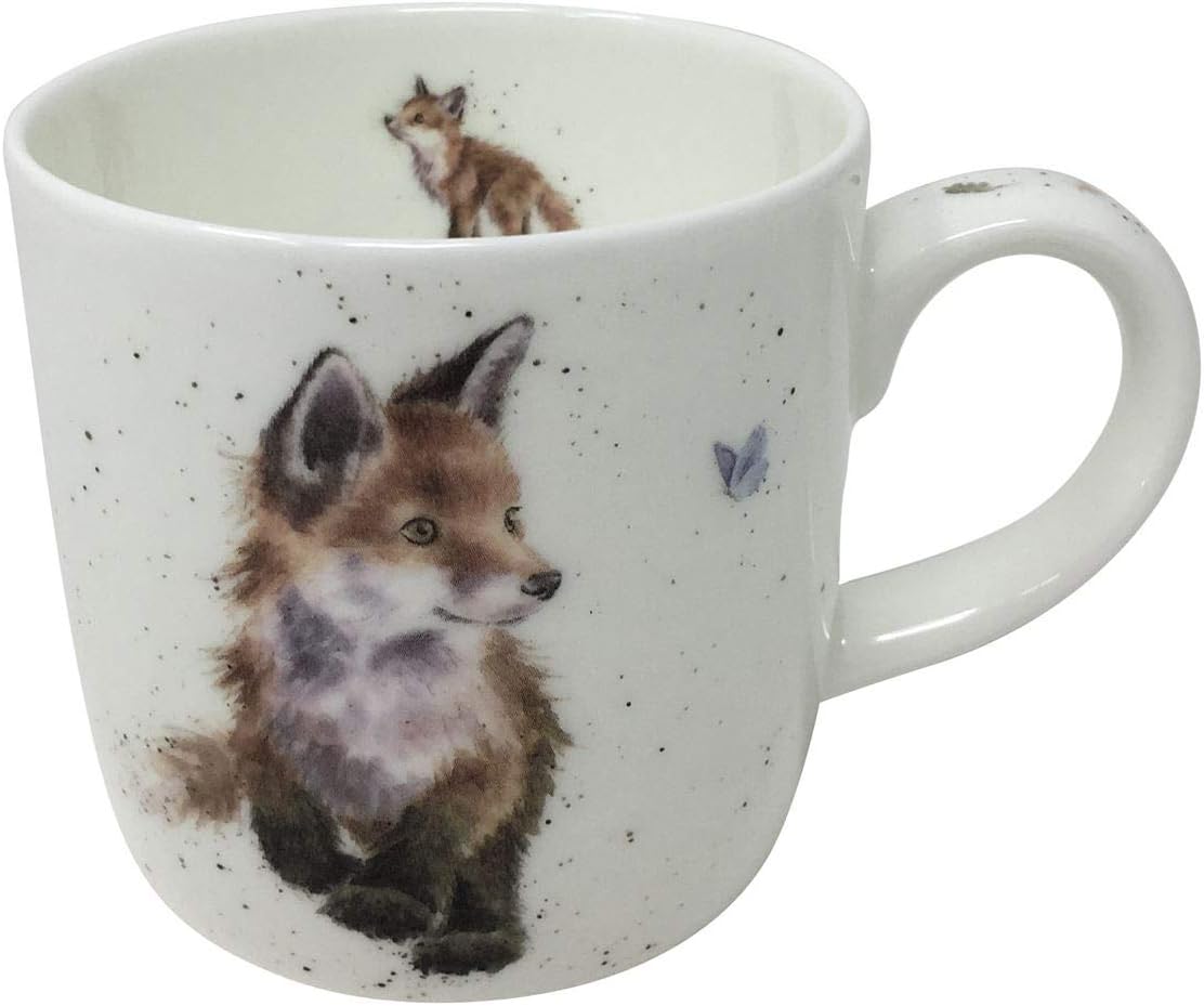 BOXED WRENDALE OFFICIAL LICENSED FOX FINE PORCELAIN CHINA MUG CUP