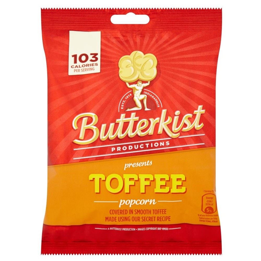 Butterkist Popcorn Toffee (100g) Amazon.co.uk Grocery