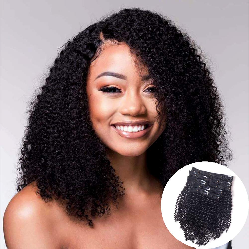 Amazon Com Vanalia 9a 3c 4a Kinkys Curly Clip Hair Extensions
