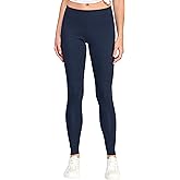 GREEN VOYAGE Women's GOTS Certified Organic Cotton Mid Rise Super Soft Knit Leggings