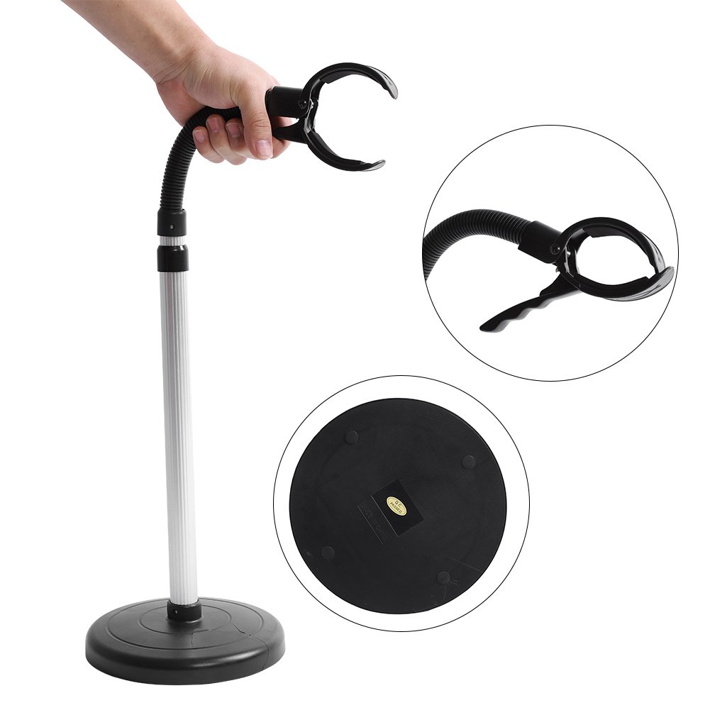 Hair Dryer Stand Holder, Height Adjustable Stainless Steel