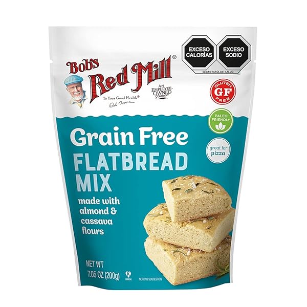 BOBS RED MILL, GRAIN FREE FLATBREAD MIX, 7.05 OUNCE