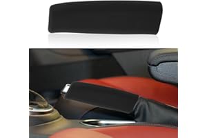 BDZMC Car Handbrake Cover, Silicone Handle Grip Protector, Anti-Scratch Brake Parking Decorative Hood, Comfortable Brake Covers for Car Brake Levers, Universal for Most Cars (Black)