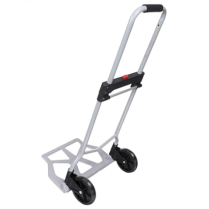 Credly Portable Folding Aluminum Hand Truck Luggage Carts Trolley Heavy Duty