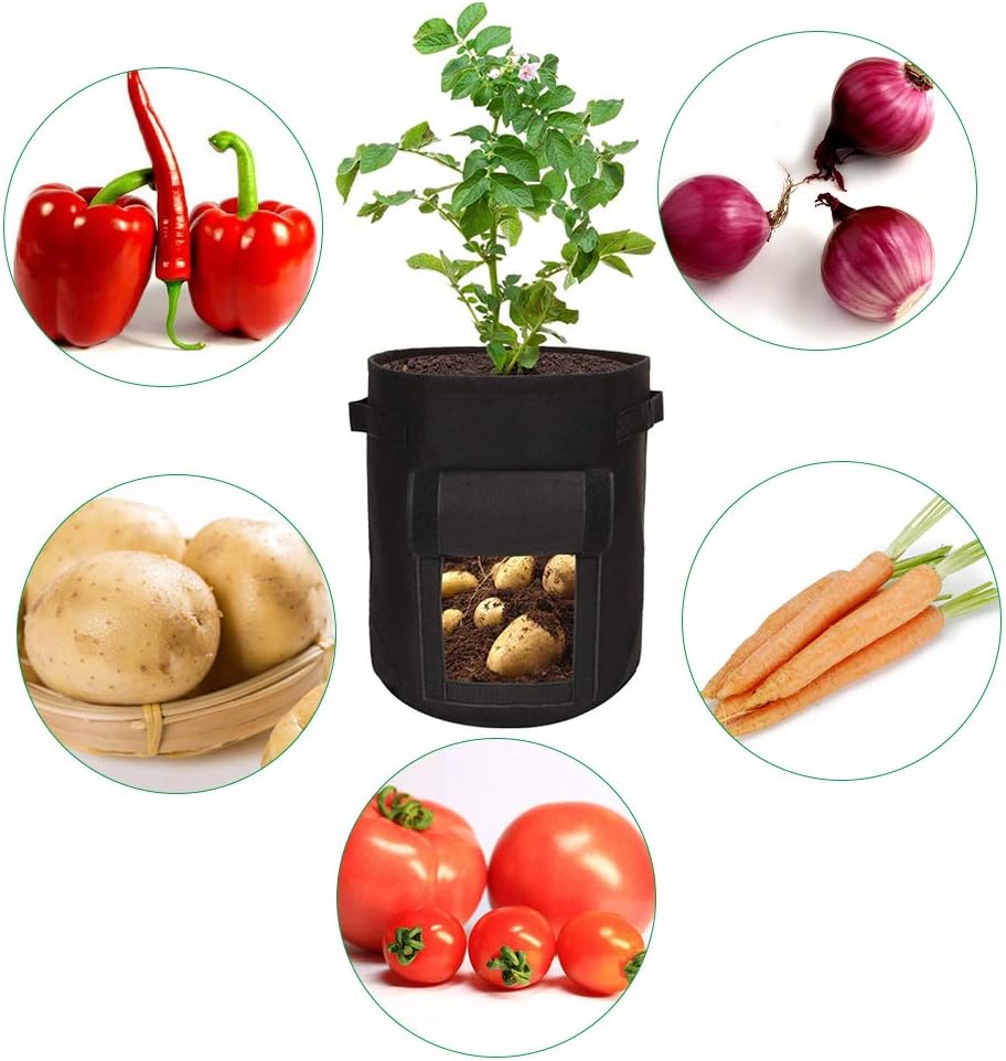SUPTEMPO Bolsas de Cultivo de Papa, Bolsa de Siembra de Vegetales ...