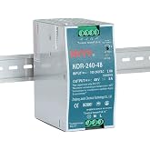 48V DC Output Industrial DIN Rail Power Supply 5 Amp NDR-240-48 240W Input Voltage 100 to 240 Built-in Active PFC Function