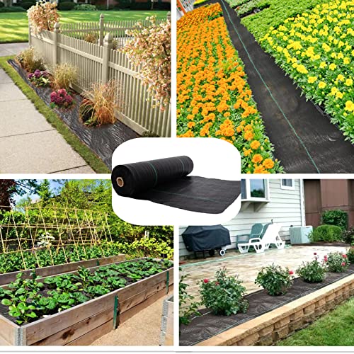 EXTRAEASY Garden Weed Barrier Landscape Fabric,Weed Block Fabric Heavy