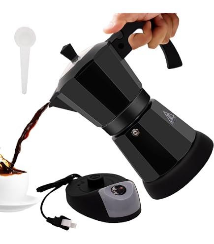 Amazon.com: Guzzini 09720010 Stainless Steel Coffee Pot, Mocha