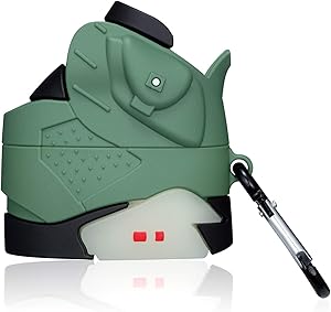 Joyleop Green Shoes Case Compatible for Airpods Pro, Cute Fun Luxury for Men Teens Boys Cover, Cool Stylish Fashion Sports Style Soft Silicone Character Shockproof Airpod Skin Cases for Air pods 3/Pro