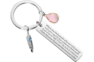 CENWA Funny Friendship Gift: Love My Tribe Keychain Because Those Weirdos Are Your Tribe