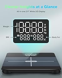 arboleaf Smart Scale for Body Weight, Body Fat