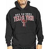 Campus Colors NCAA Adult Unisex Starting Fresh Heathered Hooded Fleece Sweatshirt, Cozy Cotton Poly Blend, Vintage Hoodie