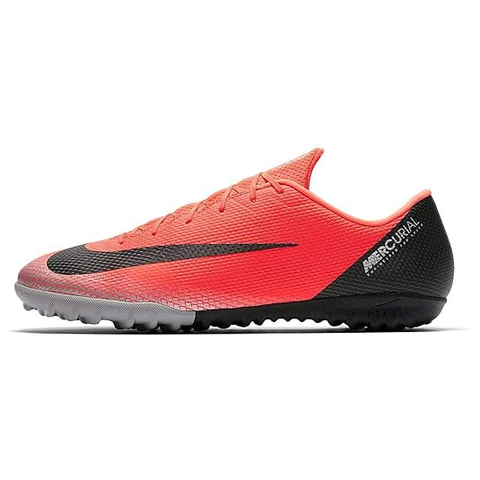 Nike - Mercurial CR7 Vaporx 12 Academy TF - AJ3732600 - Farbe: Schwarz-Rot - Größe: 40 EU