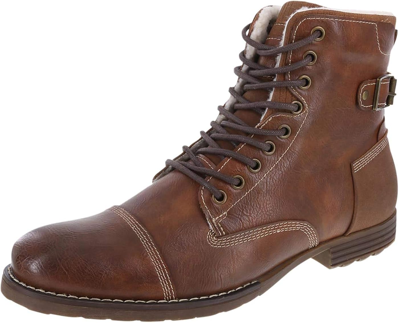 Dexter Men's Cognac Men's FleeceLined Liam Cap Toe Boot